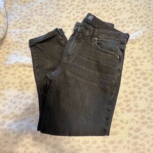 GAP for Good Denim 1969 Girlfriend washed black jeans Size 10 / 30 Regular